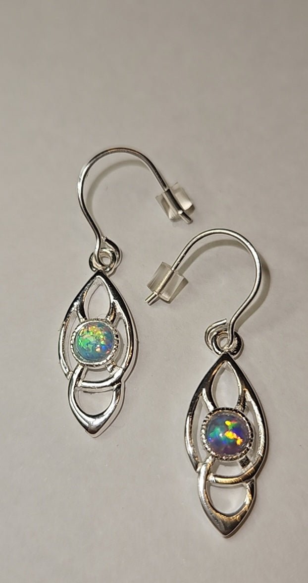 Clara Courage Collection Ethiopian Opals & Sterling Silver earrings - Stellify