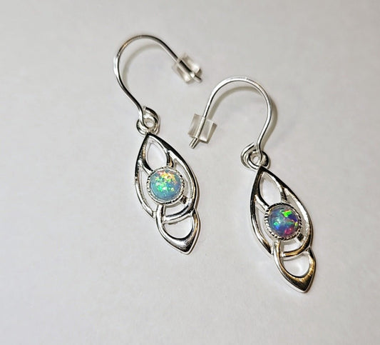 Clara Courage Collection Ethiopian Opals & Sterling Silver earrings - Stellify