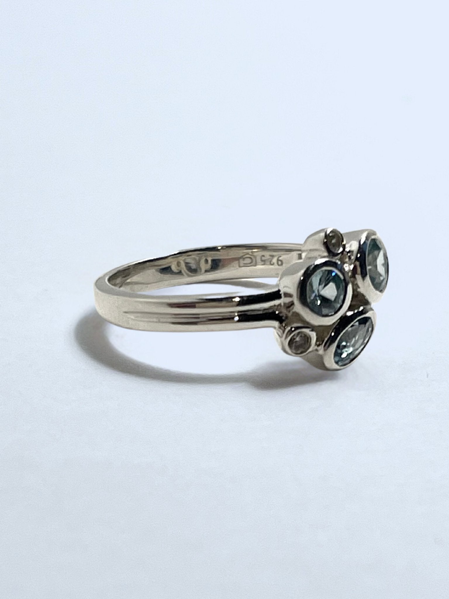 Aquamarine Bubble Bliss Ring - Stellify