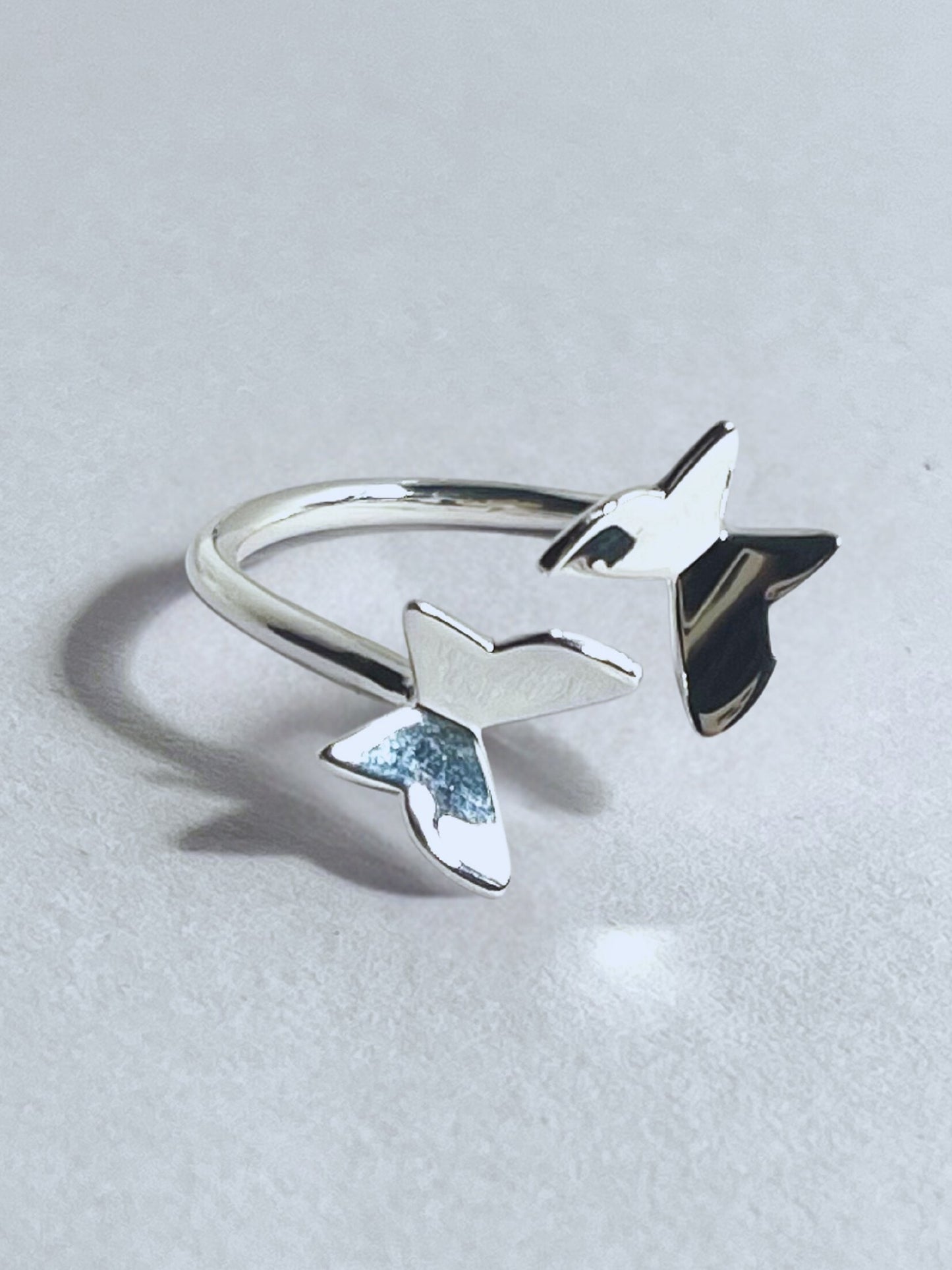 Butterfly Embrace Adjustable Ring - Stellify
