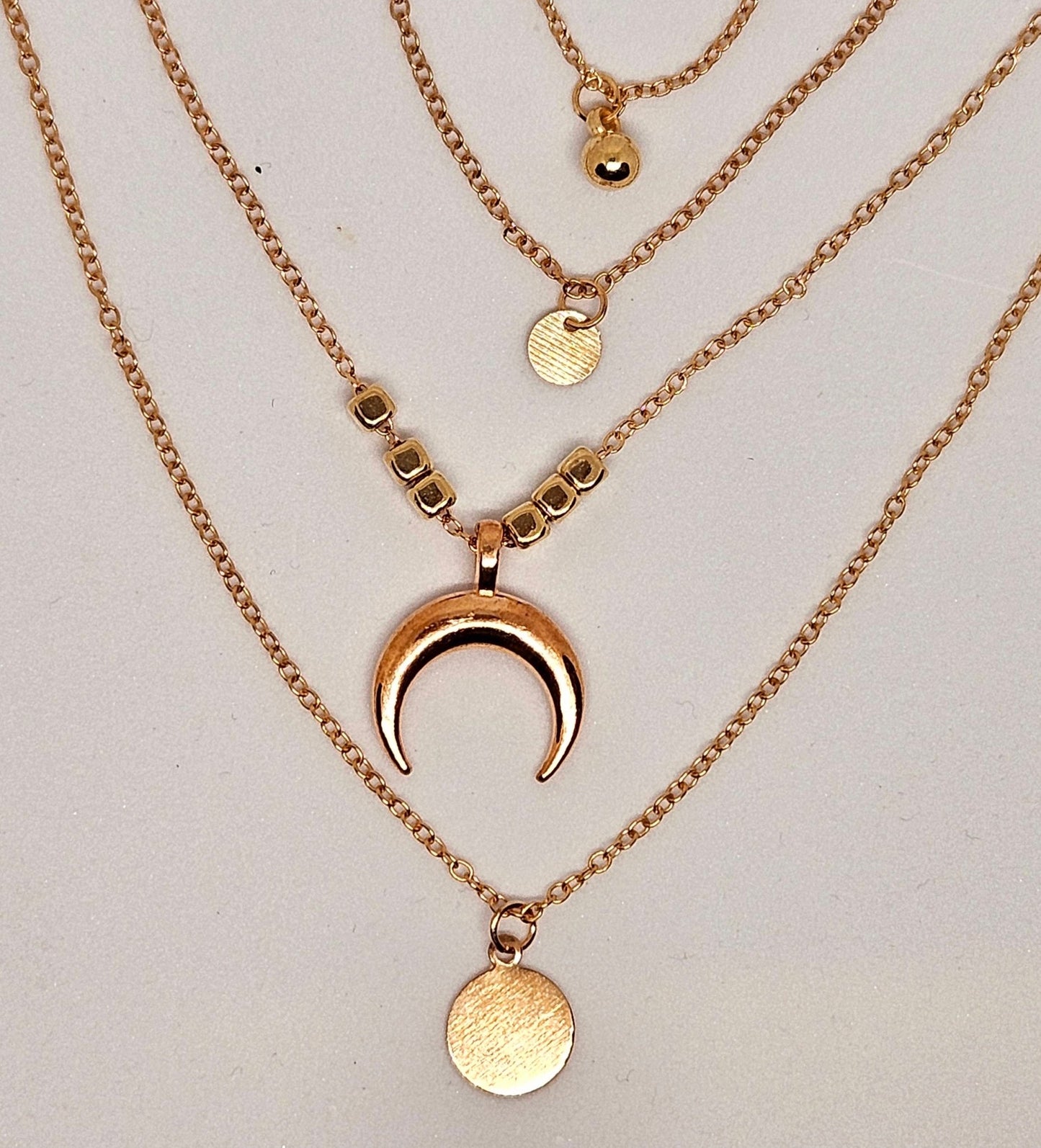 Elliptical Layered Necklace - Stellify