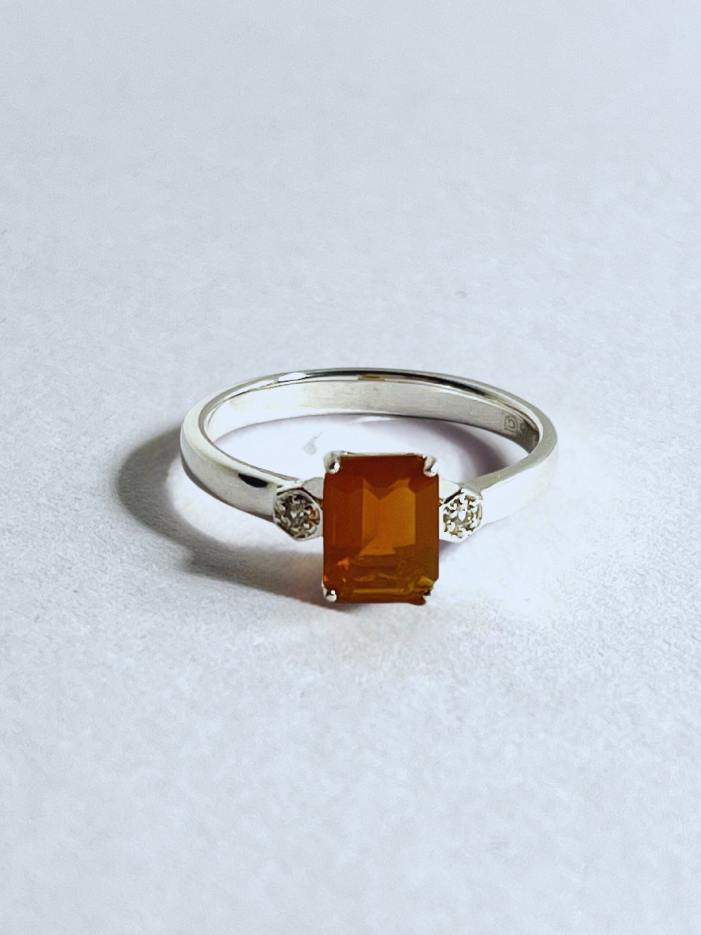 Honey Fire Opal Radiance Ring - Stellify