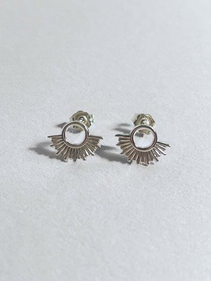 Rising Sun Stud Earrings - Stellify