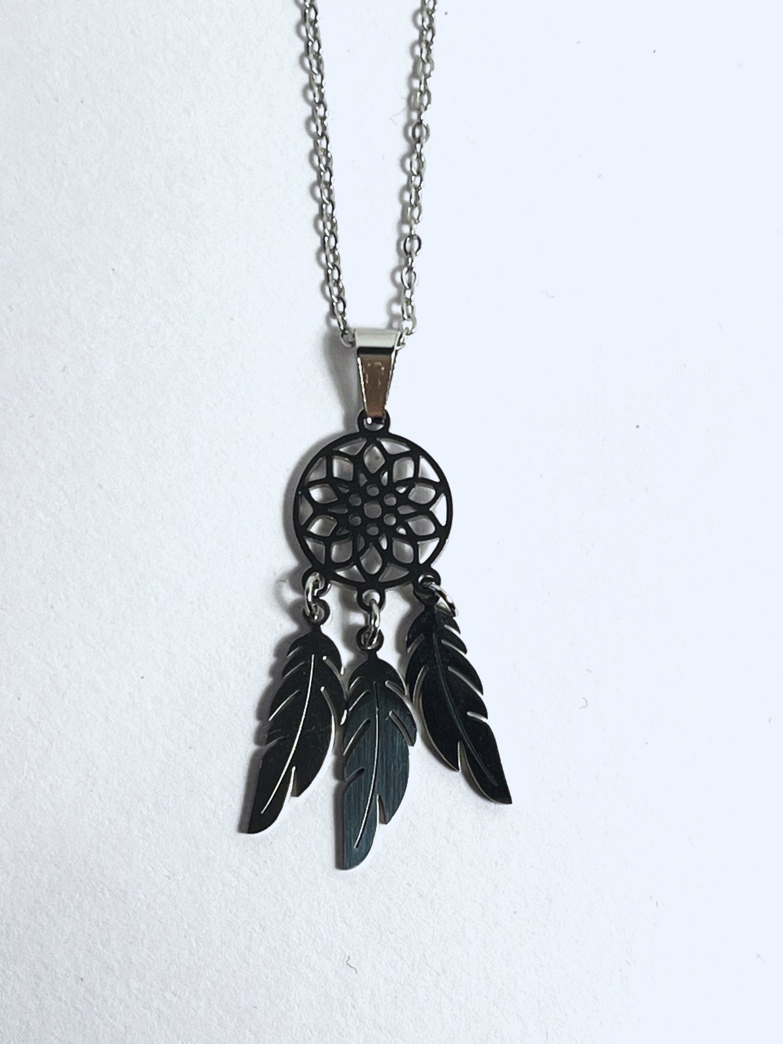 Stainless Steel Dream Catcher Necklace - Stellify