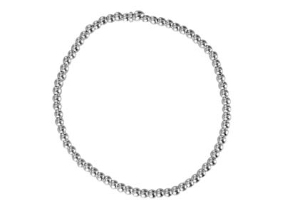 Sterling Silver 7.5" 4mm Bead Bracelet - Stellify