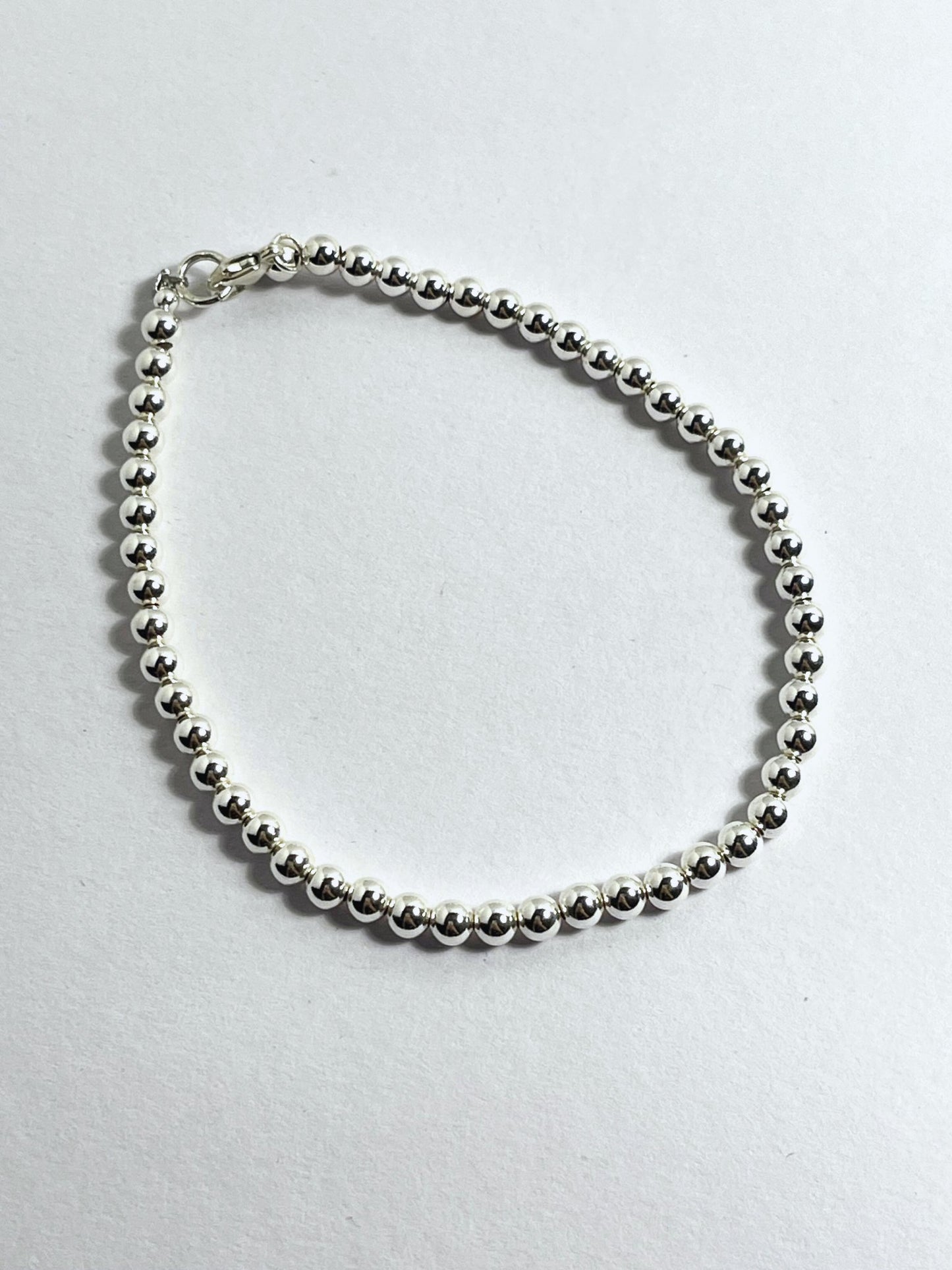 Sterling Silver Beaded Bracelet - Stellify