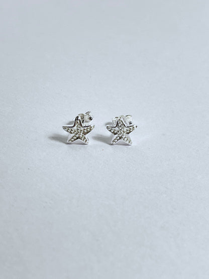 Sterling Silver Starfish Stud Earrings - Stellify
