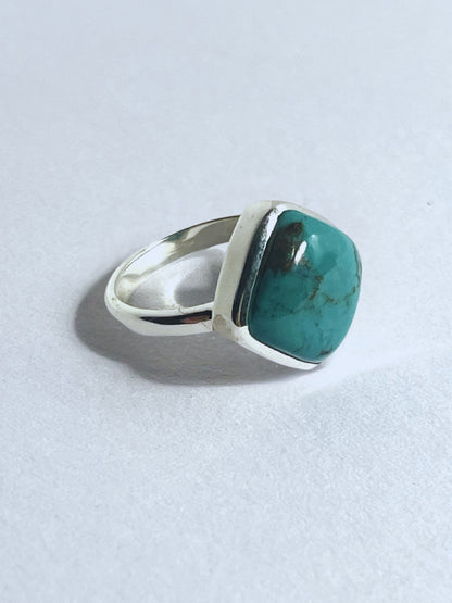 Sterling Silver Turquoise Statement Ring - Stellify