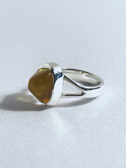 Sunburst Citrine Statement Ring - Stellify